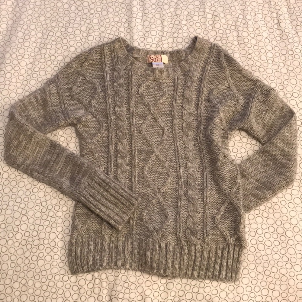Grey Knit Sweater